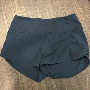 Lululemon SPEED UP HIGH-RISE LINED SHORT 2.5" in Navy